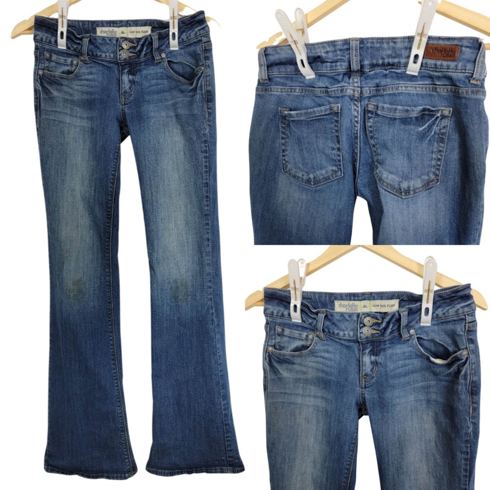 Charlotte Russe Flare Jeans Size 4 Long